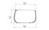 Blinde Design Stitch 125 Concrete Planter - Bone Finish - BLD.1.P.STI.125.Y.BO
