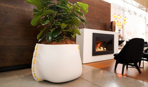 Blinde Design Stitch 125 Concrete Planter - Graphite Finish - BLD.1.P.STI.125.Y.GH