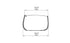 Blinde Design Stitch 50Concrete Planter - Bone Finish - BLD.1.P.STI.50.Y.BO