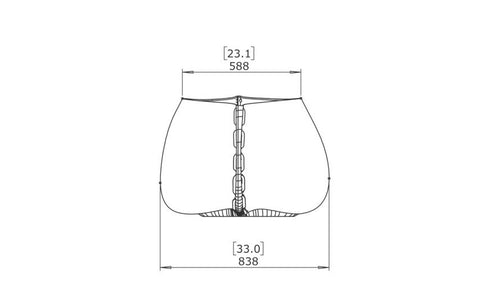 Blinde Design Stitch 75Concrete Planter - Natural Finish - BLD.1.P.STI.75.Y.NA