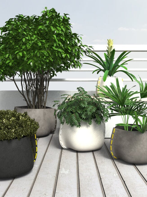 Blinde Design Stitch 50Concrete Planter - Natural Finish - BLD.1.P.STI.50.Y.NA