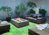 Ecosmart Fire Wharf 65 Fire Pit Table - Natural Finish / Stainless Steel Burner - ESF.O.WHF.65.NA