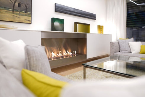 Ecosmart Fire XL1200 Ethanol Burner - Stainless Steel Finish - ESF.B.XL12.WTT