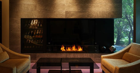 Ecosmart Fire XL1200 Ethanol Burner - Black Finish - ESF.B.XL12.WTT.BL