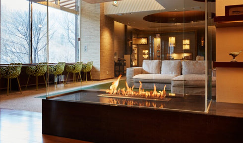Ecosmart Fire XL700 Ethanol Burner - Black Finish - ESF.B.XL7.WTT.BL