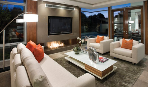 Ecosmart Fire XL900 Ethanol Burner - Stainless Steel Finish - ESF.B.XL9.WTT