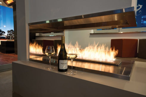 Ecosmart Fire XL900 Ethanol Burner - Stainless Steel Finish - ESF.B.XL9.WTT