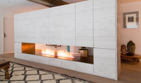 Ecosmart Fire XL900 Ethanol Burner - Stainless Steel Finish - ESF.B.XL9.WTT