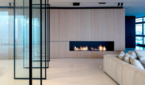 Ecosmart Fire XL900 Ethanol Burner - Stainless Steel Finish - ESF.B.XL9.WTT