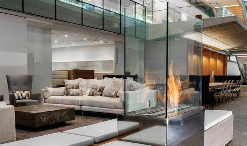 Ecosmart Fire XL900 Ethanol Burner - Stainless Steel Finish - ESF.B.XL9.WTT
