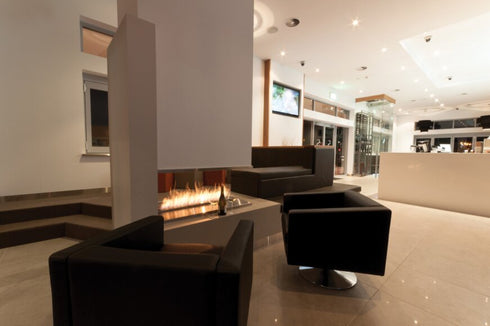 Ecosmart Fire XL900 Ethanol Burner - Black Finish - ESF.B.XL9.WTT.BL