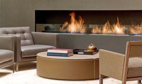 Ecosmart Fire XL900 Ethanol Burner - Stainless Steel Finish - ESF.B.XL9.WTT